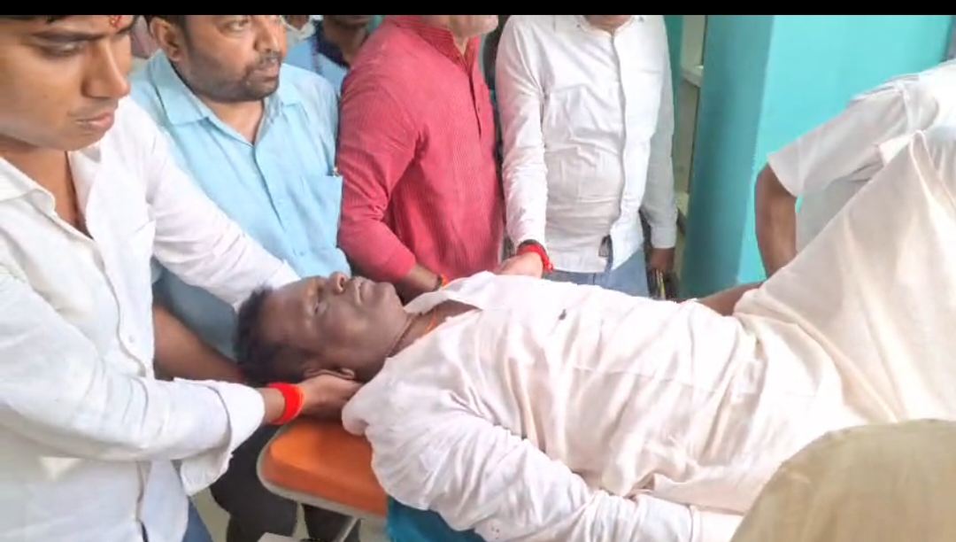 मुख्यमंत्री के कार्यक्रम में बड़ा हादसा जदयू सांसद अजय मंडल घायल