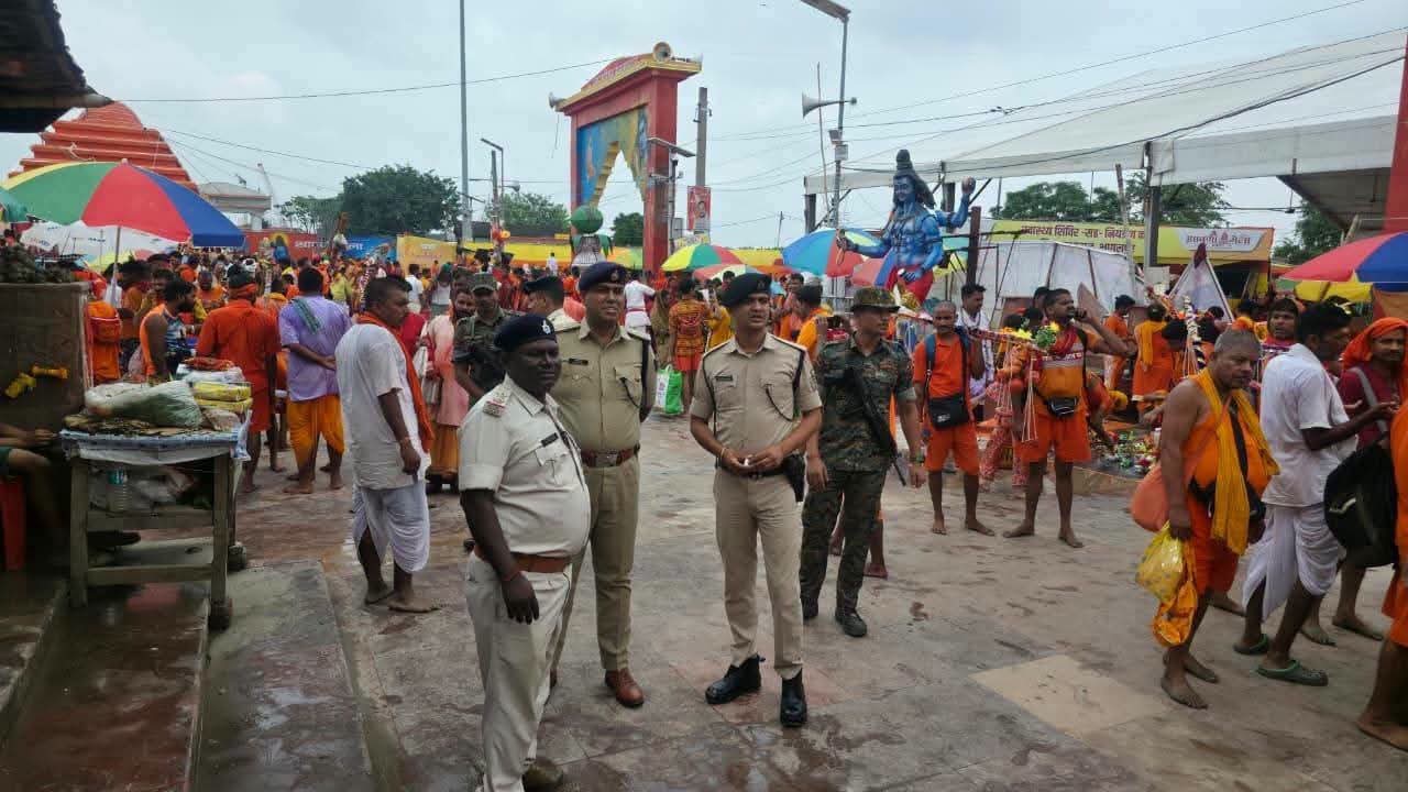 सुल्तानगंज श्रावणी मेला क्षेत्र का सिटी एसपी ने किया निरीक्षण, सुरक्षा व भीड़ प्रबंधन के दिए निर्देश